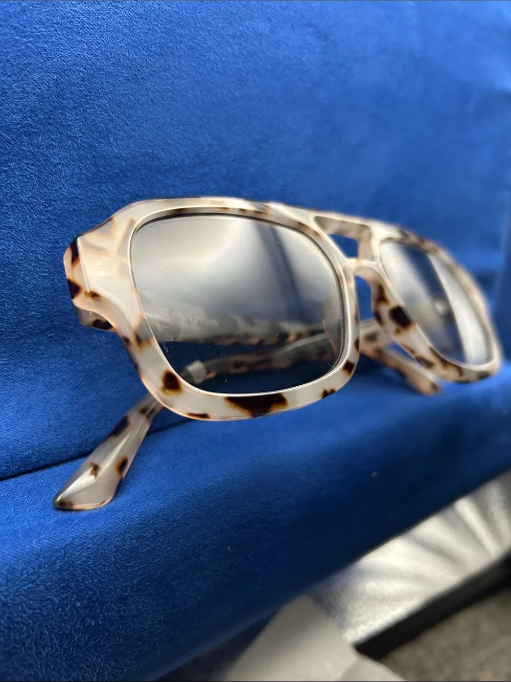 Aire Aquarius Cookie Tort Smoke Tint Aviator Sunglasses